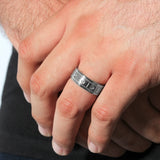 DIAMOND MILGRAIN EDGE BAND