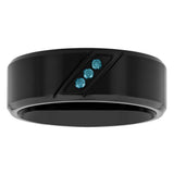 SLANT BAND WITH DIAMONDS