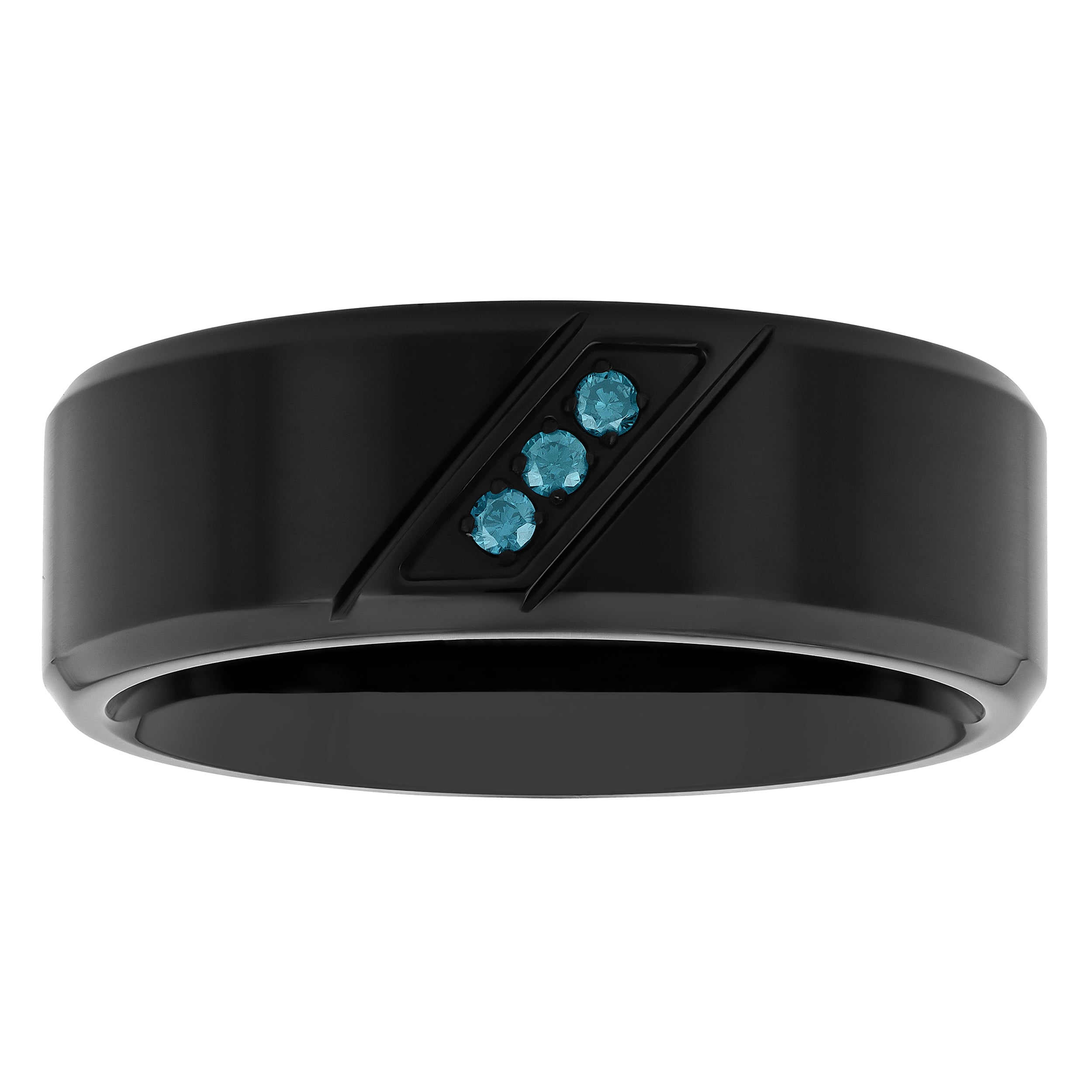 SLANT BAND WITH DIAMONDS