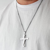 LORD'S PRAYER CROSS PENDANT