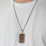 CAMO DOG TAG PENDANT